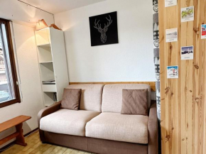 Chaleureux studio centre Samoëns, balcon, proche commodités et skibus - FR-1-624-83